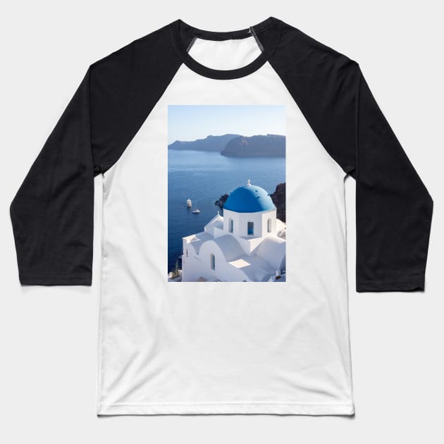 Blue domed white building. Baseball T-Shirt by sma1050